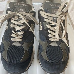 Men's New Balance 992's (Size 14 4E, Blue)